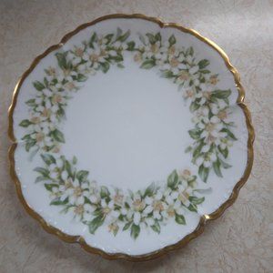 Plate, Vintage, Decorative, Gold Edged, Haviland, Bavaria, Germany